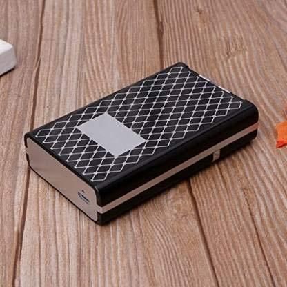 Stylish 2 in 1 USB Rechargeable Cigarette Case with Lighter